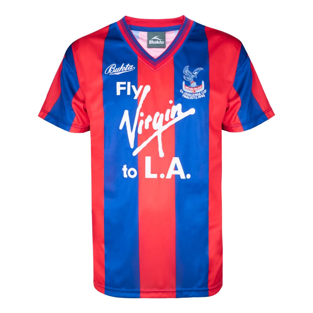 Crystal Palace retro football shirt for the 1990 season