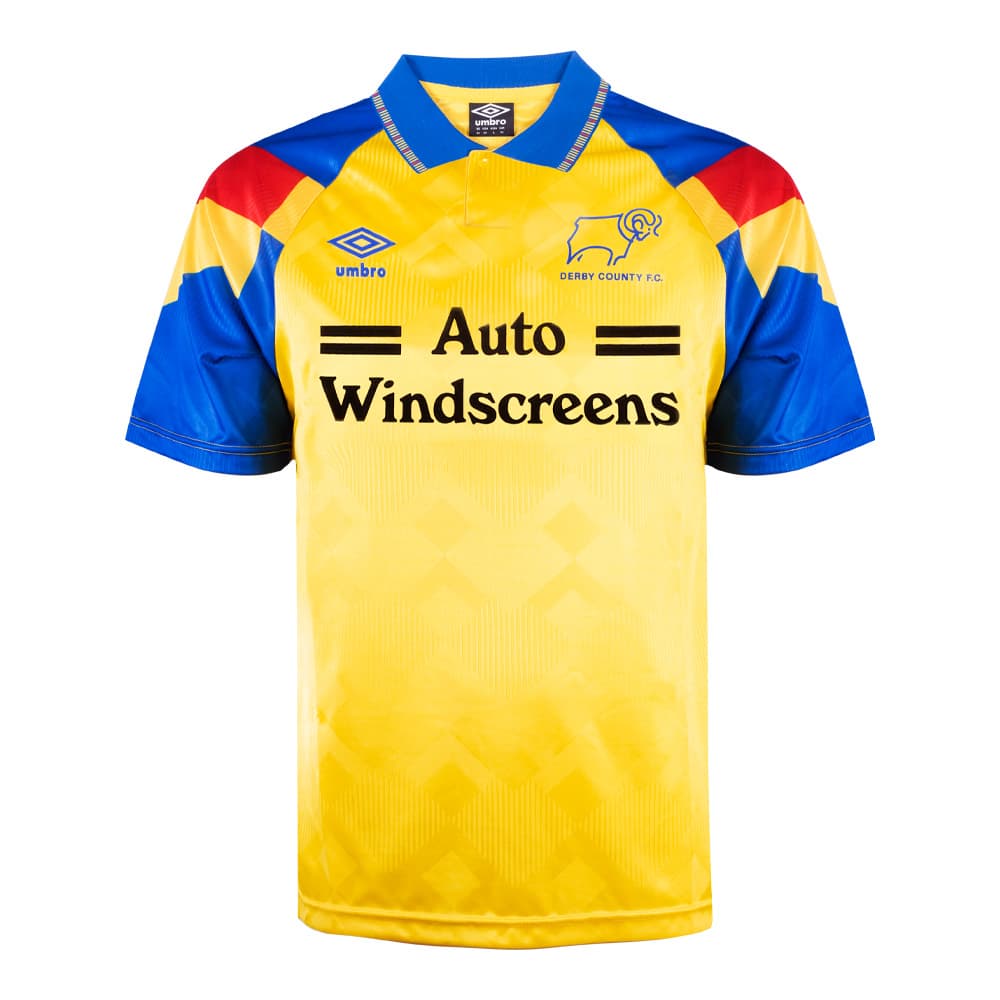 Derby County away football shirt for the 1992 season